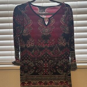 Roz & Ali Vibrant Paisley Dress